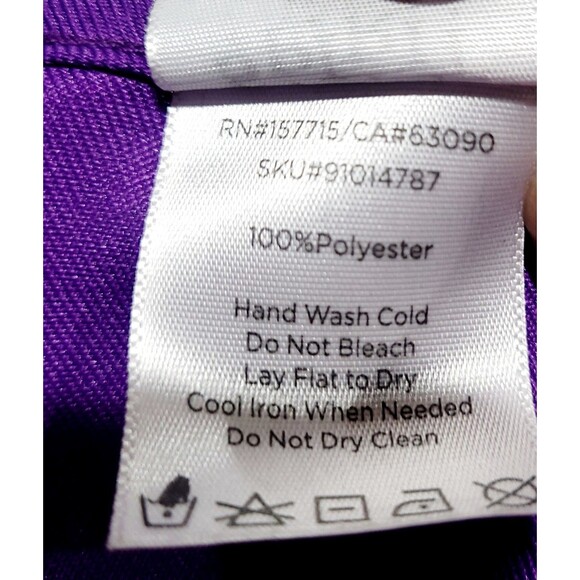 Official Spirit Discontinued 2019 Halloween Purple Employee Work Apron 4 Pocket - Picture 8 of 8